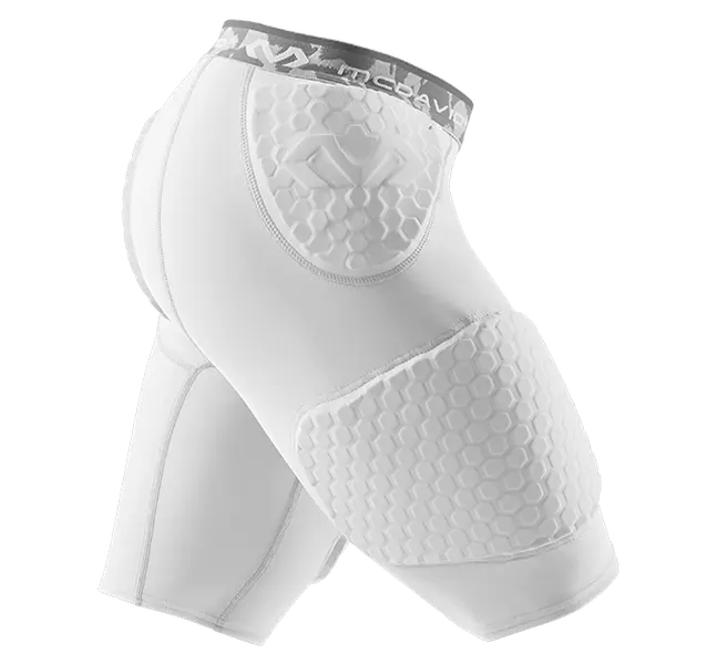 McDavid HEX Short with Contoured Wrap-Around Thigh- protection at the thighs in addition to hips and tailbone for ultimate confidence in motion