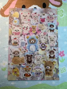 Sticker Sheet B Fun Stickers Time with Adorable Bear Designs and Fun Characters for Your Fun Stickers Time :)