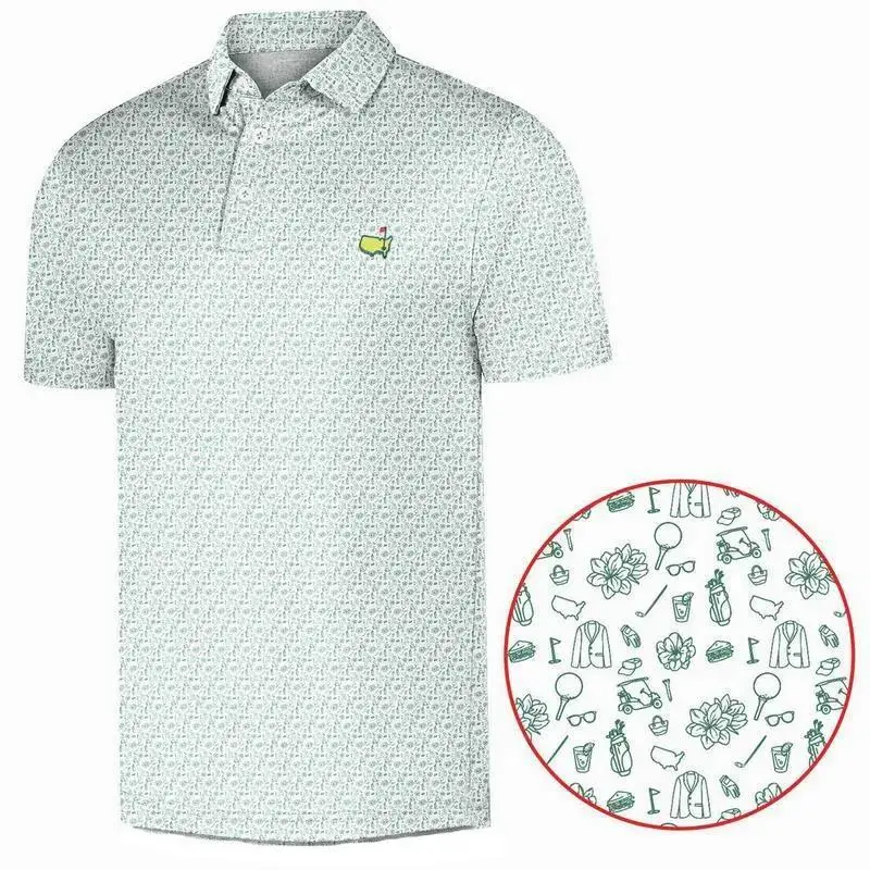 Masters Inspired Golf Polo for Men – Lightweight Performance Shirt