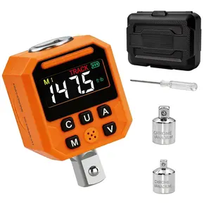 1/2" Digital Torque Adapter Set, 7.4-147.5 Ft.lb/10-200 N.m Digital Torque Wrench Adapter with Buzzer & LED Alert, 1000 Data Storage, 8 Preset Values for Automotive   Repair