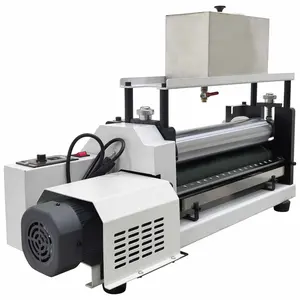 Yokoma 110V Automatic Double-sided Gluing Machine Glue Coating Machine for Paper & Leather