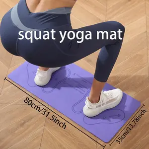 Deep Squat Pad for Pilates, Home Pilates Equipment, 1pc Thick Yoga Mat Fitness Training Aid, Ideal for Gymnastics, Exercise, Hip Abdominal Muscle Training, Dumbbell Lifting