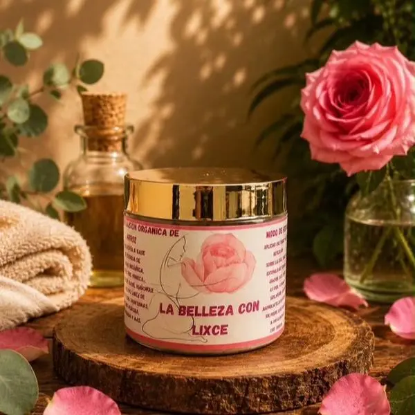 Organic Rice Face Scrub - Nourishing, Hydrating, For Acne Marks, Dark Spots, Thick Skin, Suitable for Dry & All Skin Types