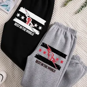WWE CM Punk Best In The World Sweatpants - Unisex CM Punk Logo Design for Men & Women - Comfortable & Stylish Casual Wear - Perfect Gift for Fans, Trending 26 O