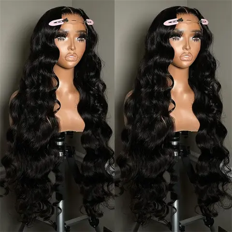 Bling Hair 36 34 Inch 13X4 13X6 Body Wave Lace Front Wig Human Hair 360 Full Frontal Wigs for Women Brazilian Real Human Hair PrePlucked Natural Black Remy Hair 180% Density SohoChic #TikTokShopHolidayHaul