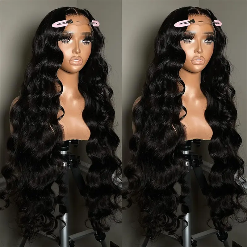 Bling Hair 36 34 Inch 13X4 13X6 Body Wave Lace Front Wig Human Hair 360 Full Frontal Wigs for Women Brazilian Real Human Hair PrePlucked Natural Black Remy Hair 180% Density SohoChic #TikTokShopHolidayHaul