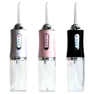 Electric Water Flosser, Portable Rechargeable Oral Irrigator with 4 Multifunctional Nozzle for Home & Travel, Waterproof Teeth Cleaner, 3 Modes Teeth Cleaning Tool for Home & Travel, Water Flosser For Teeth Christmas, Fall Gift, Winter Gift, Gift