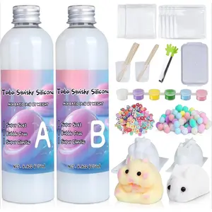 F-SRT09  Taba Squishy Kit - Make Your Own Super Soft DIY Squishies With 1:1 AB Liquid Silicone - Perfect for Beginner Makers