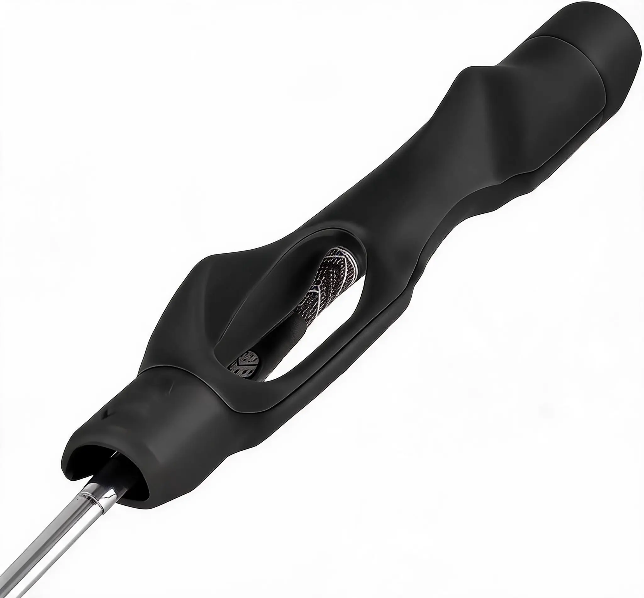 Right-Handed Rubber Golf Grip Trainer Alignment Tool, Beginner-Friendly Club Attachment for Correct Hand Positioning & Muscle Memory, Driver-Wedge Grip Assistance, Compact Shape Non-Slip Pre-Round Warm-Up Practice Aid, Youth