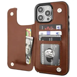 Creative Cow & Leopard Print Aesthetic Smartphone Case - Durable Black Leather Flip Cover, Shockproof Protection, TPU-Infused Tech Accessory with Credit Card Holder, Compatible with iPhone 17/16/15/14/13/12, Ideal Holiday Gift for Loved Ones, Accessories,