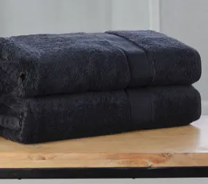 Superior 2 Piece Organic Cotton Plush Bath Sheet Set