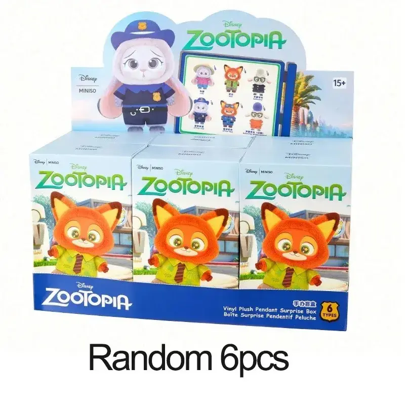 NEW 2026 Series Blind Box Judy Nick Vinyl Plush Pendant Trendy Toys Box Christmas Gift