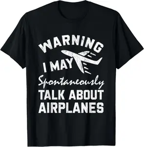 Funny Pilot Airplane Mechanic Aviation Pilot In Training Summer Casual Shortsleeve Cotton T-Shirt