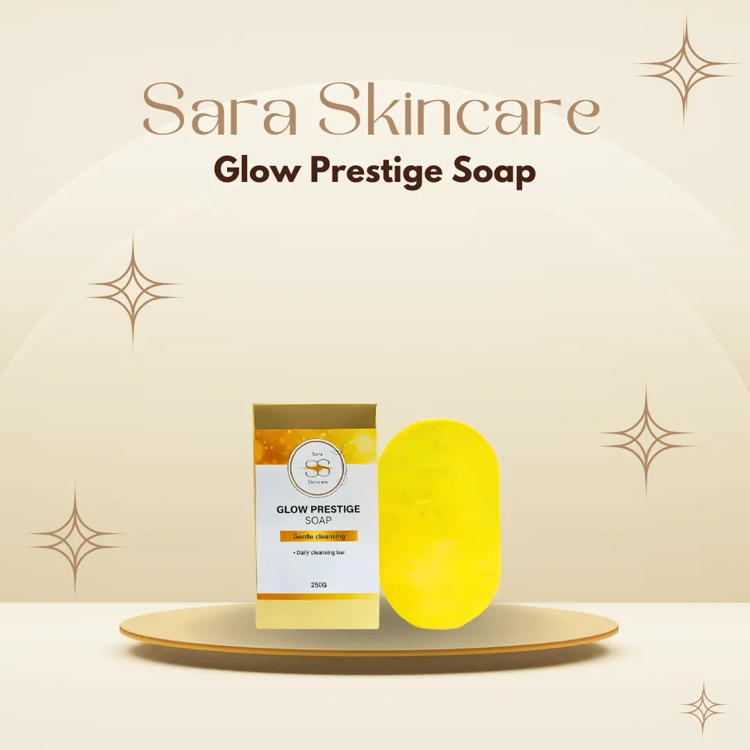Glow Prestige Gentle Cleansing Soap Bar (250g) Daily-use soap for soft, refreshed skin Body Care Essentials Body Cleanser