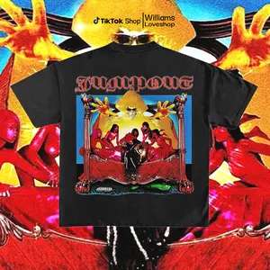 Vintage Jump Out T-Shirt Tee - Osamason Unisex Heavy Cotton Tee