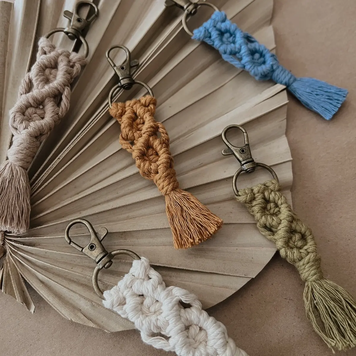 Macrame keychain