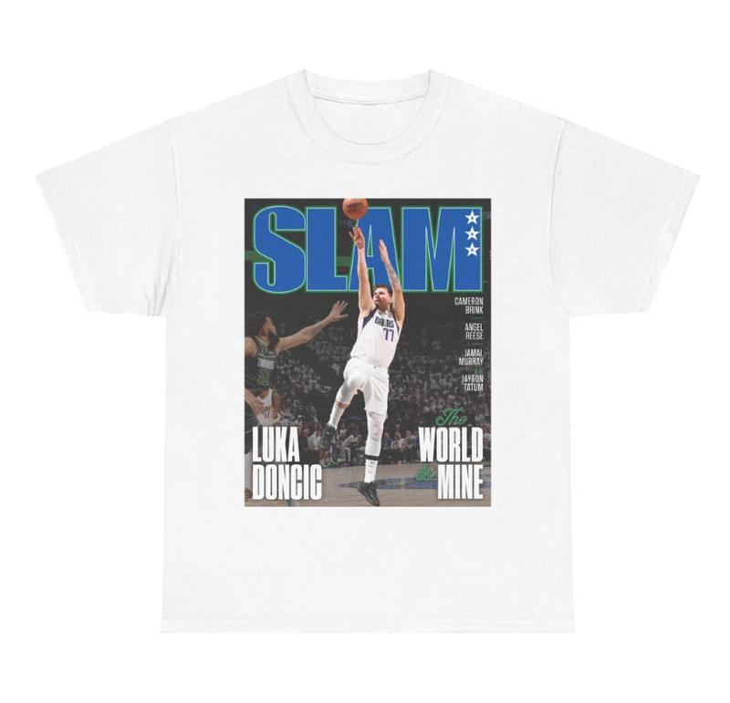 Luk.a Doncic Dallas Mavericks Slam Cover Tee Shirt