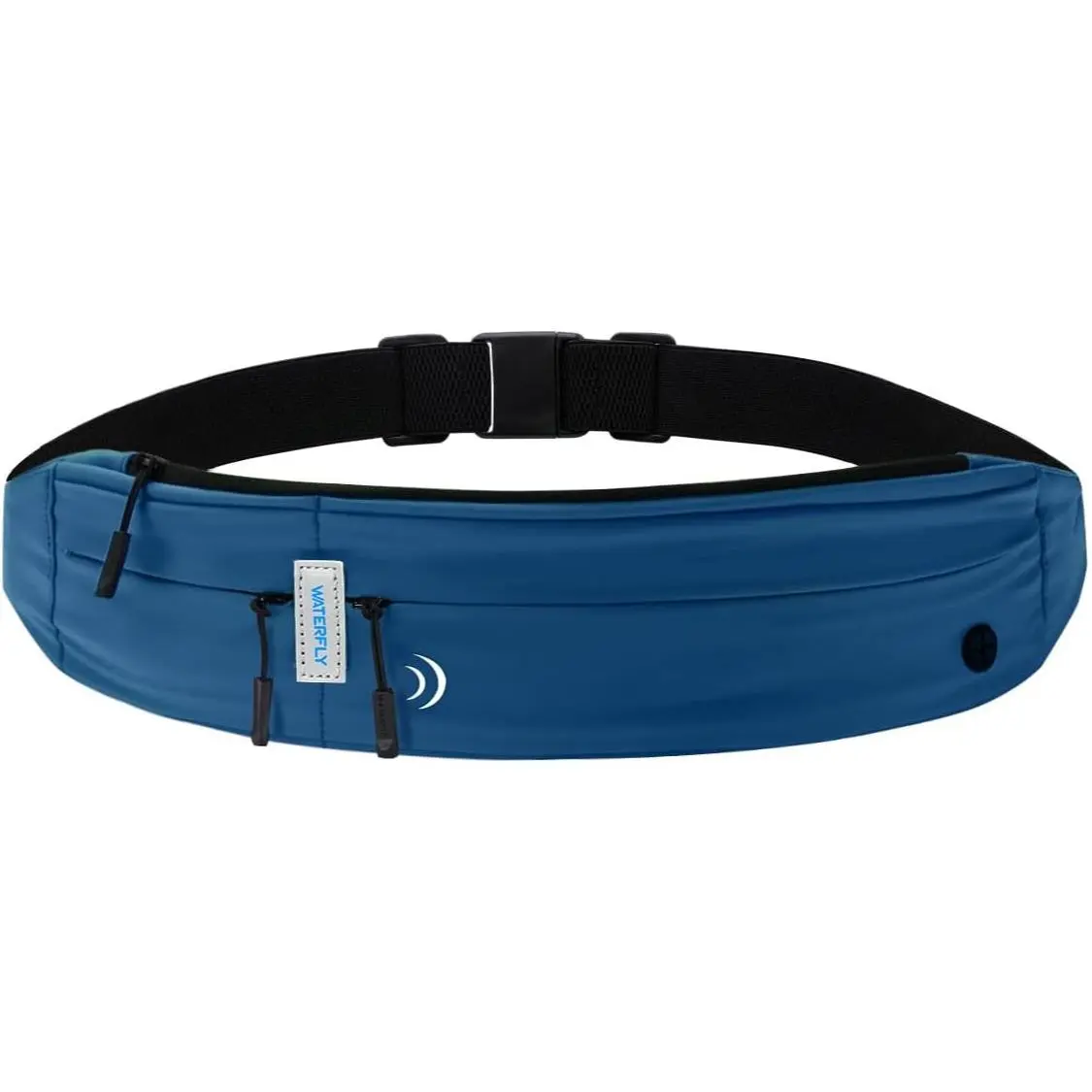 WATERFLY Running Belt for Men Women Slim Waist Pack Phone Holder for Marathon Jogging Workout Exercise Fitness Runner Fanny Pack
