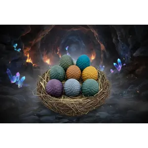 Starlight Threaded Dragon Eggs | Glitter Fillable Screw-Top Eggs