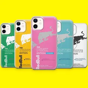 Red Bull Phone Case Energy Drink Caffeine Cover - Compatible with iPhone 11–17 & More (Check Available Sizes)
