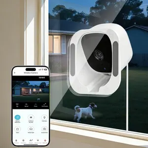 2K 3MP Window Camera,5G & 2.4GHz WiFi Indoor Cameras for Home Security with Al Color Night Vision,Human/Motion Detection,Real-Time Alerts,24/7 Recording,Easy Install