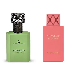 Swiss Arabian Fragrance Bundle | Patchouli 01 | Shaghaf Nectar Blush | Tiktok bundle for compliments for Him and Her | Authenticity Guaranteed
