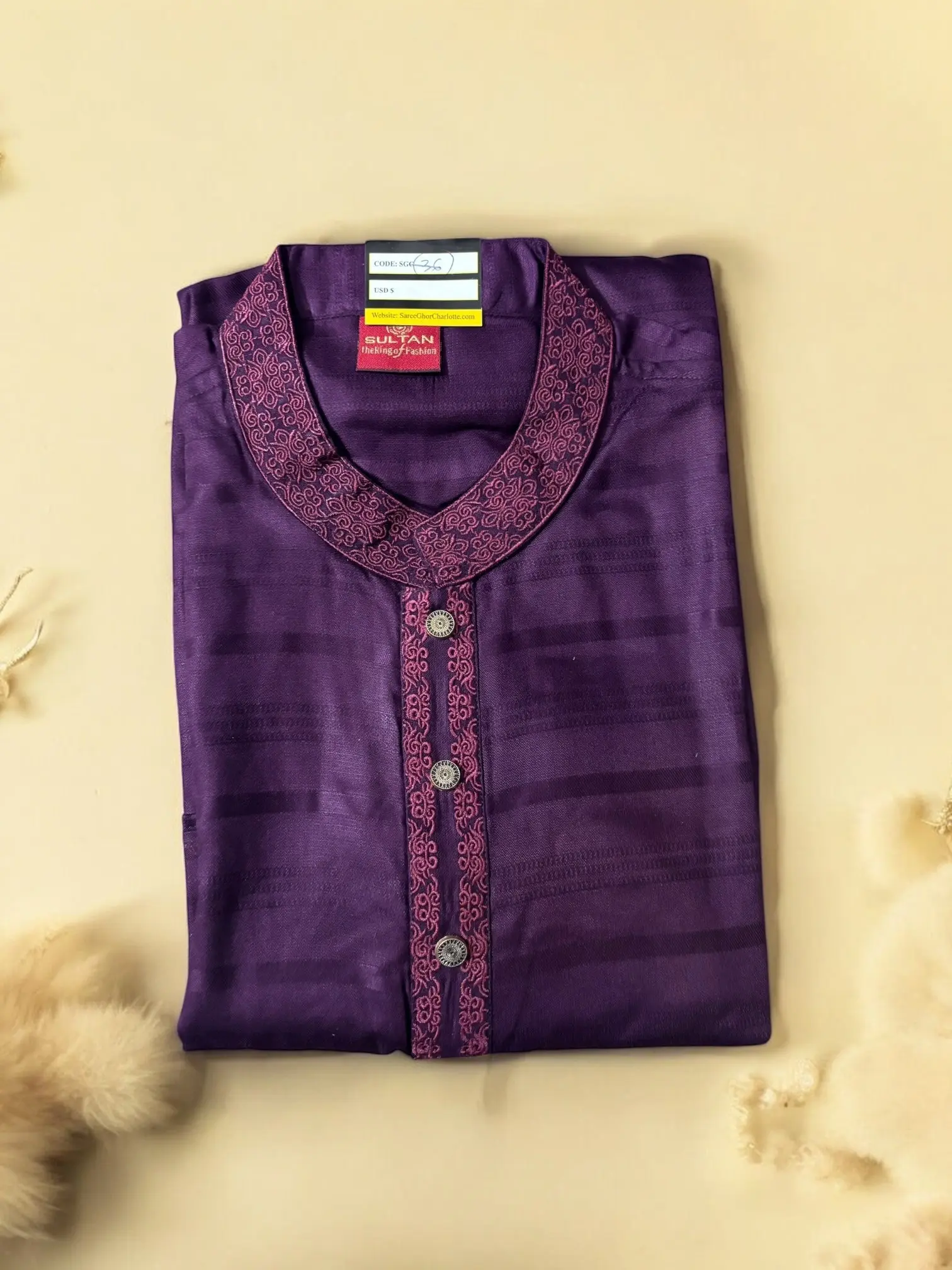 Traditional Men's Soft Cotton Kurta – Ethnic Wear for Men-202