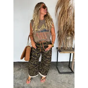 BROGAN CAMO BARREL JEANS