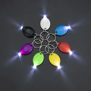 Mini Super bright Led Keychain light Popular Multicolored backpack Stairs Key chain Emergency Lighting Camping Hiking High Lumens Flashlight