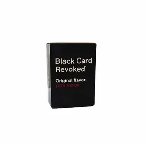 Black Card Revoked board game cards, a couple's party strategy and leisure card game, a fun card game suitable for relaxing and bonding after dinner, a gift prepared for Christmas and Valentine's Day, Family Board Game