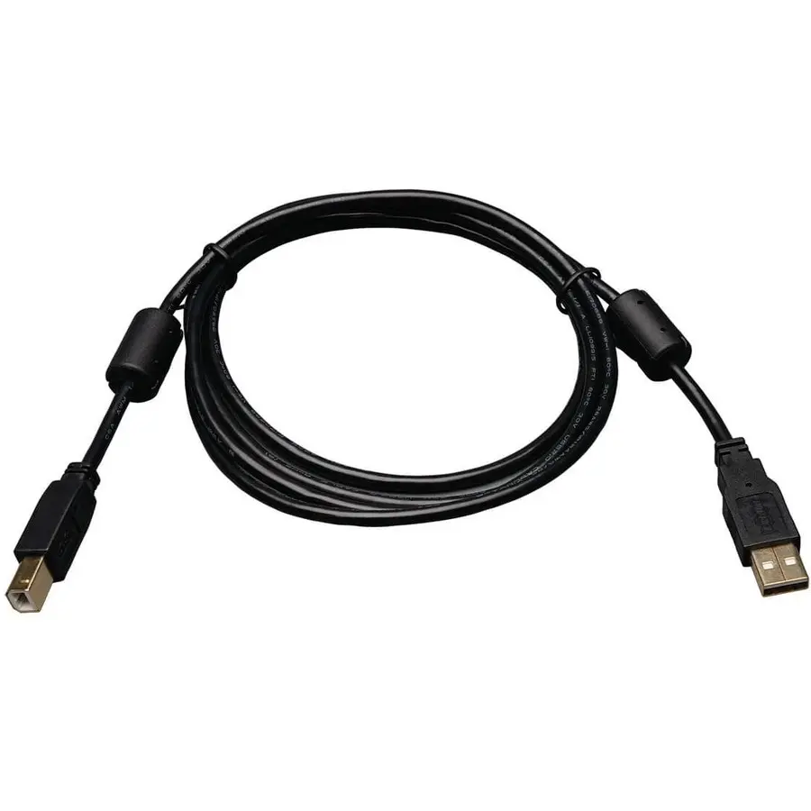 Tripp Lite 3ft USB 2.0 Hi-Speed A/B Cable with Ferrite Chokes (M/M)