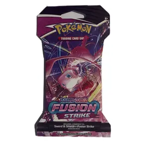 Pokemon TCG Sword & Shield Fusion Strike Sleeved Booster Pack Factory Sealed Trading Card Game Cards