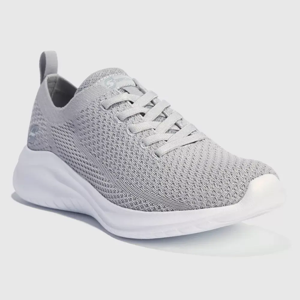 S Sport By Skechers Women's Elastic Gore Sneakers Knitted Upper