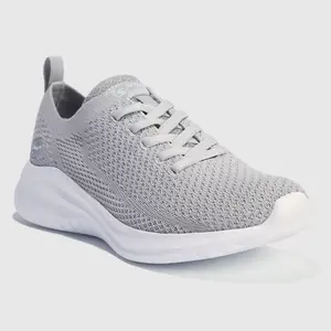 S Sport By Skechers Women's Elastic Gore Sneakers Knitted Upper