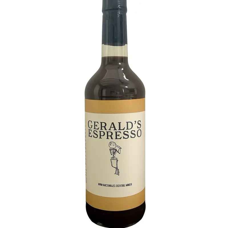 Gerald’s Pure Espresso Coffee Mixer - Cocktails, Mocktails, and Hot/Cold Beverages - 750ml
