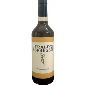 Gerald’s Pure Espresso Coffee Mixer - Cocktails, Mocktails, and Hot/Cold Beverages - 750ml