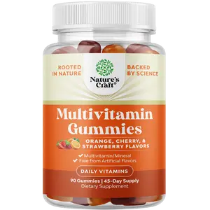 Nature's Craft Multivitamin Gummies - Vitamin Gummies with Zinc & Vitamin D