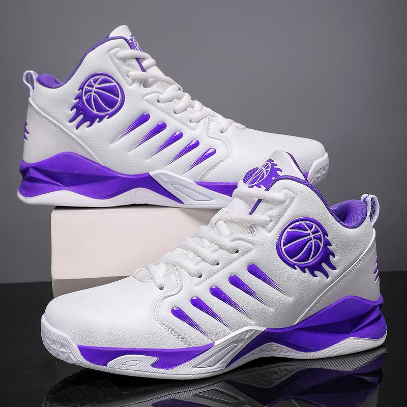 Men's Wear-Resistant Anti-Slip Basketball Shoes for Outdoor Sports Training Low-Top Comfort Lightweight Design Hoopshoes