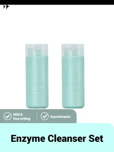 [OCLEARIEN] Enzyme Cleanser 60g / 2.11oz / 2pieces set | Powder Wash for Sensitive Skin | Low pH, Makeup Remover, Non-Irritating, Reduces Pores & Acne