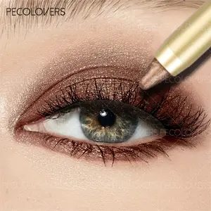 Waterproof Shimmer High Pigment Eyeshadow Stick Colorful Pearly Glitter Eye Shadow Pen Brightening Highlighter Pen, Eyes Makeup Tools, Eye Makeup Products