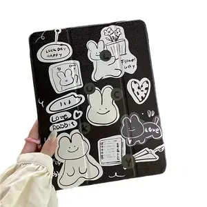 1pc Funny Cartoon Rabbit Tablet Case for iPad 10.2/10th/10.9/Air4/5/6/Pro11 2024