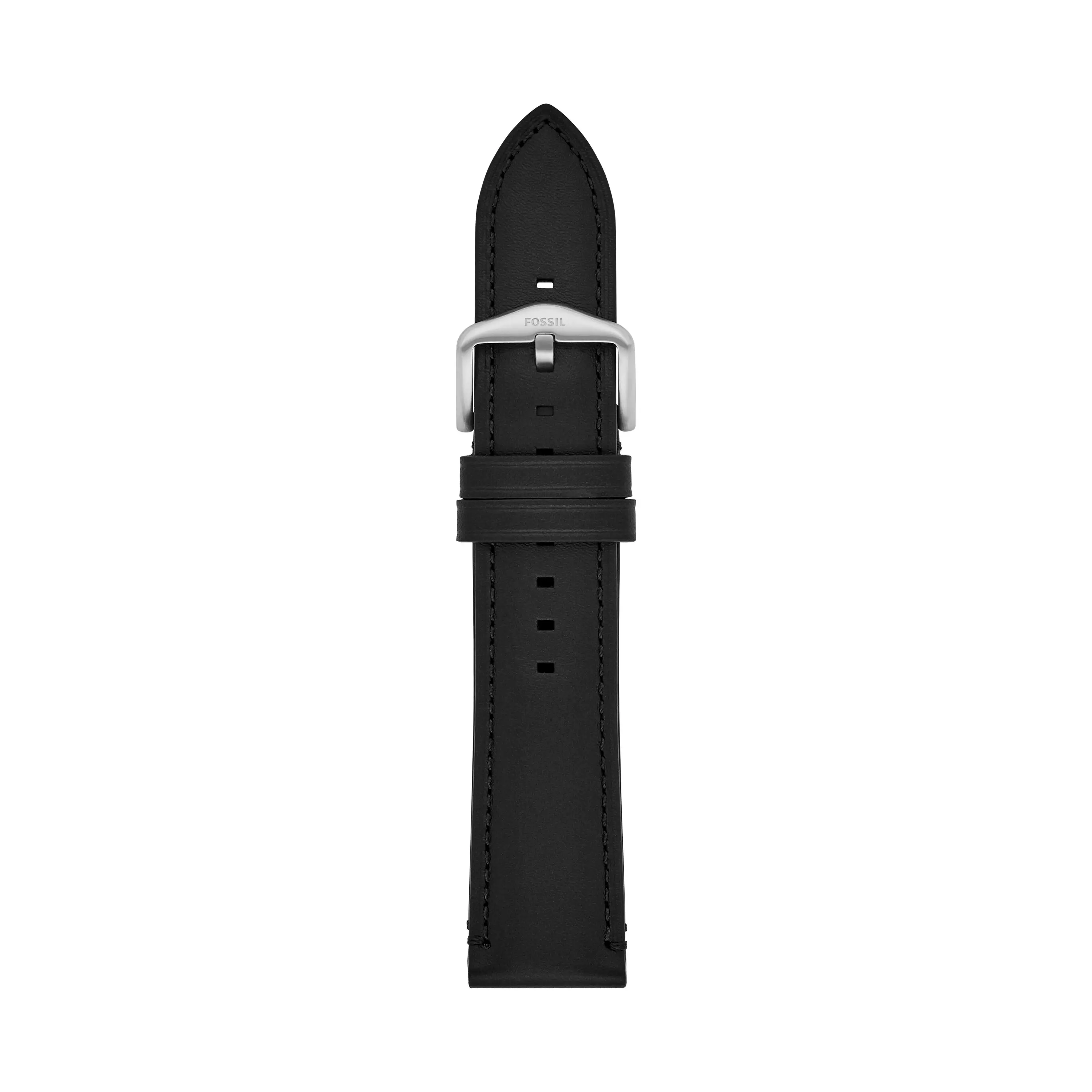 Fossil Men's 22mm Black LiteHide™ Leather Watch Band