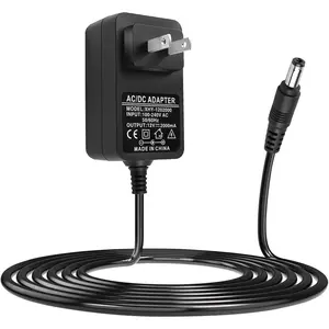 12V 2A AC/DC Power Supply Adapter for Yamaha PSR/YPG/YPT/DGX/DD/EZ/P Series Keyboards, 5.9FT Charger Cord Replacement for PA-130/PA-130B (Piano Keyboard Accessories)