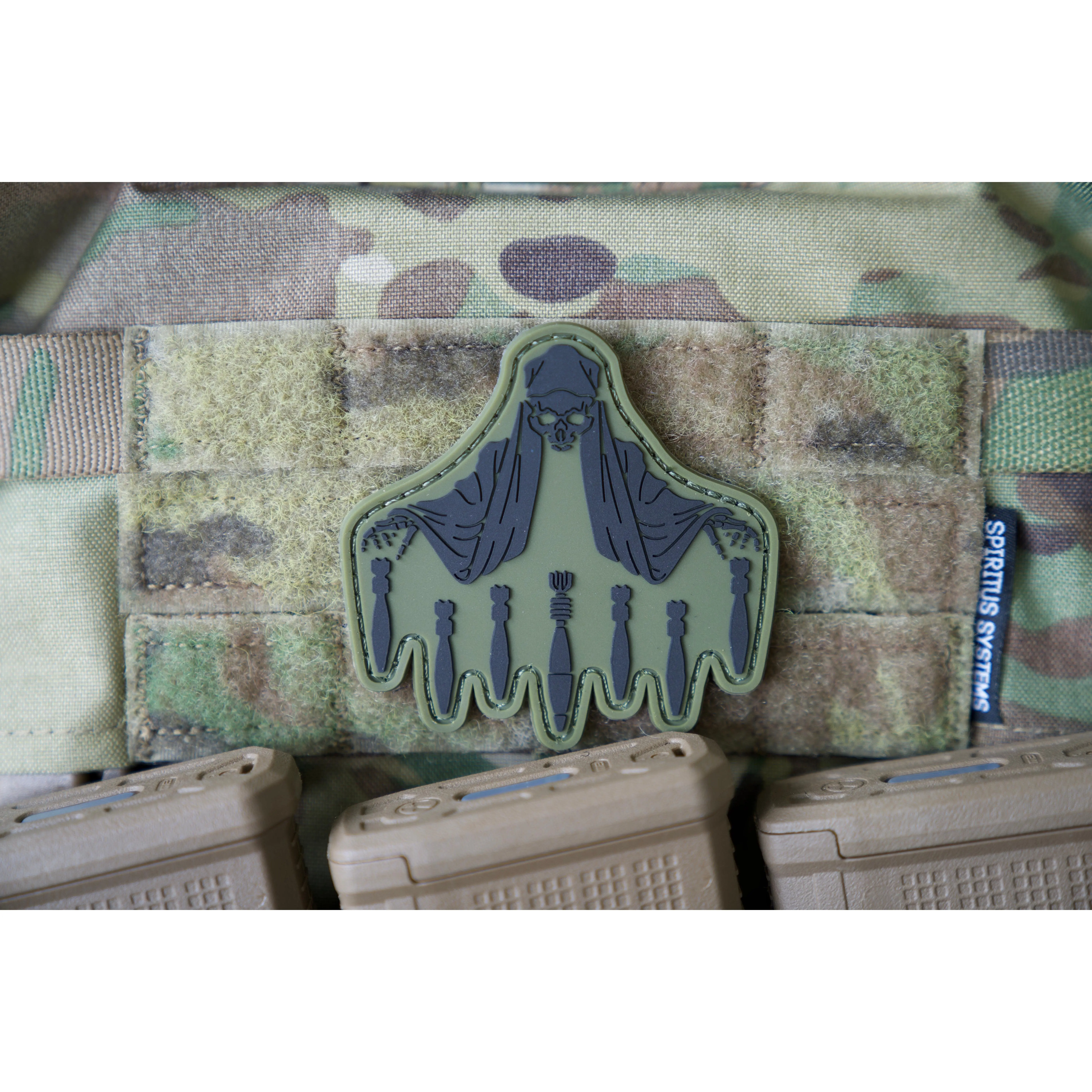 Green Death From Above PVC Patch
