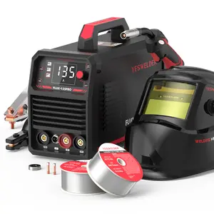 YESWELDER FLUX-135PRO 110V 135Amp Flux Core MIG Welder with LYG-L600A Welding Helmet | Gasless MIG/Lift TIG/Stick 3-in-1 Digital Display Welding Machine YESWELDER FLUX-135PRO 110V 135Amp Flux Core MIG Welder with LYG-L600A Welding Helmet | Gasless MIG/Lift TIG/Stick 3-in-1 Digital Display Welding Machine