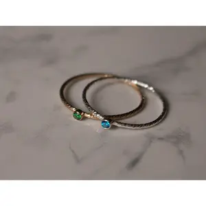 Dainty Birthstone Stacking Ring