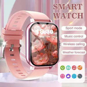 2026 Smartwatch, wireless calling, music playback, silicone strap, dual display, remote photo control, wireless connectivity, compatible with Android/iphones, unisex sports watch