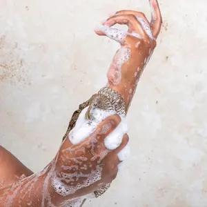 African Exfoliating Net Sponge, Bath Sponge, Ethically sourced from Nigeria, real authentic net sponge,Exfoliate Porous Hygiene Dries Quickly