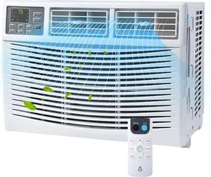Amana 12000 BTU Window Air Conditioner, 115V Plug Wi-Fi Enabled Window AC Unit with Remote Control, Inverter Energy Efficient, Cools Up to 550 Sq Ft, White Room Aircon