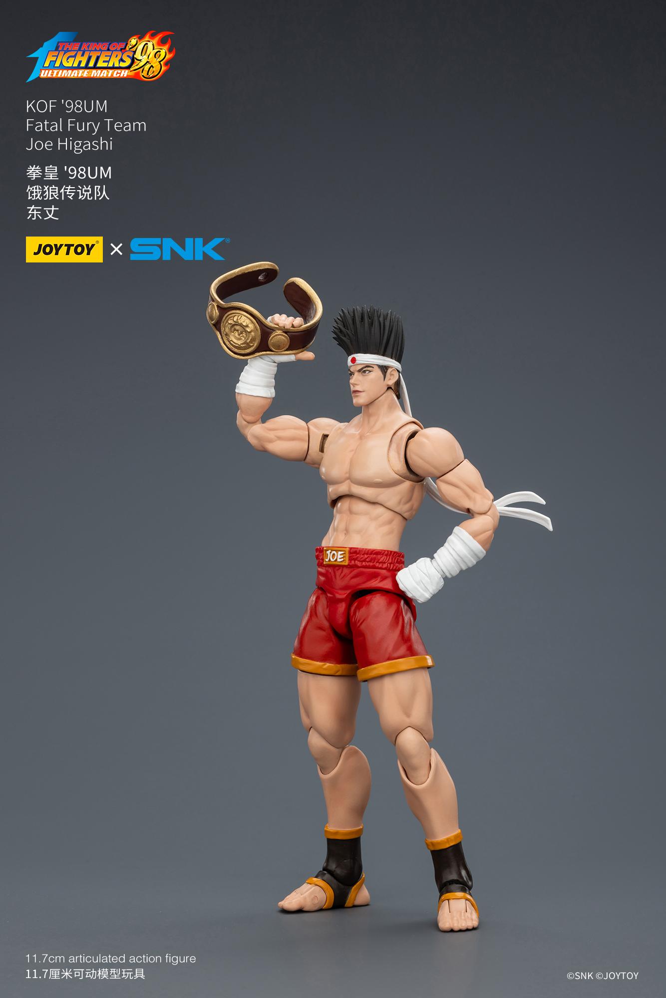 JOYTOY SNK 1/18 Action Figures KOF '98UM Fatal Fury Team Terry Bogard Andy Bogard Joe Higashi
